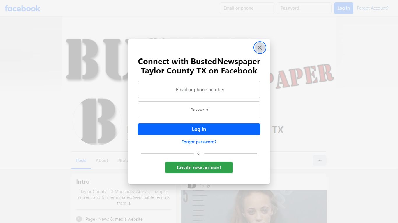 BustedNewspaper Taylor County TX - Facebook